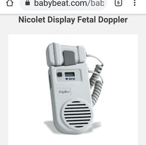 BabyBeat fetal doppler and probe